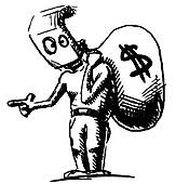 robber-in-a-mask-and-with-money-bag-vector-illustration_k18850995